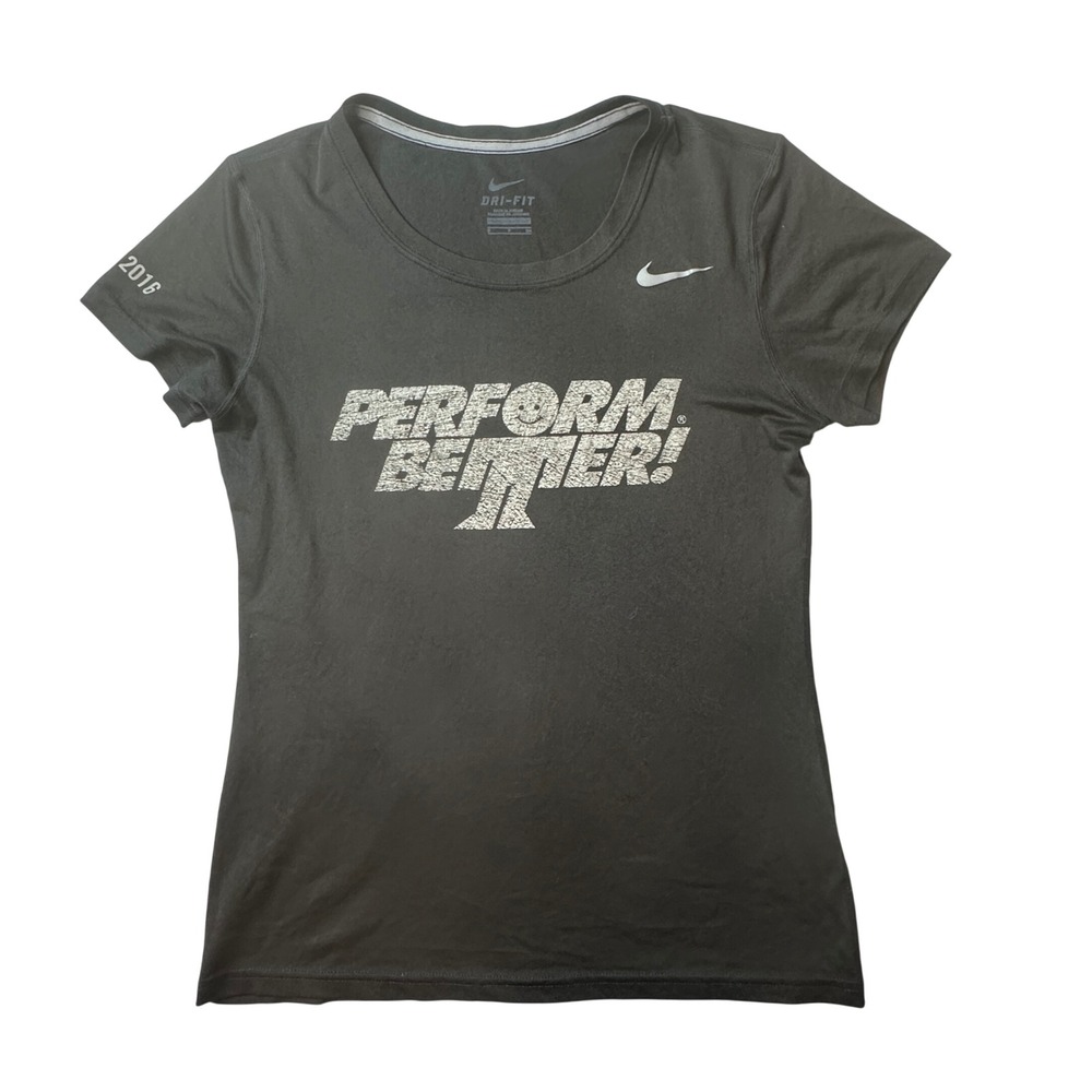Nike T-Shirt‎ Womens S Black Perform Better Dri-FIT Short Sleeve Tee 453181-010